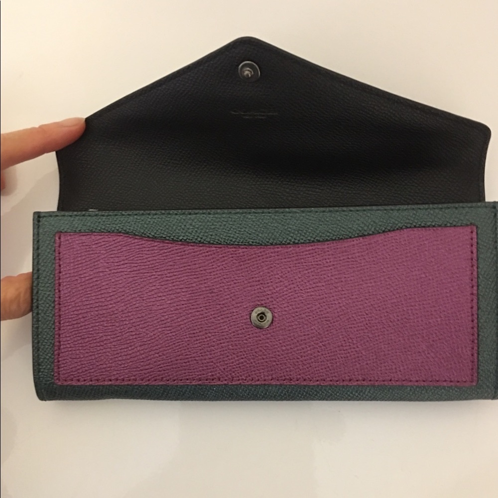 Coach Colorblock Soft Wallet—Relist